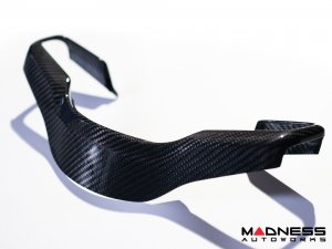 Jaguar F-TYPE Interior Trim - Carbon Fiber - Steering Wheel Trim - R - Flat Bottom Style Wheel